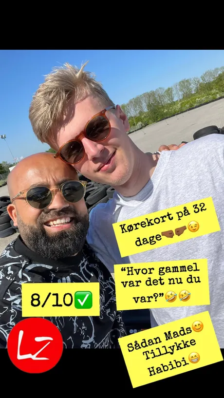 MC-elev har bestået køreprøven hos LZ Køreskole