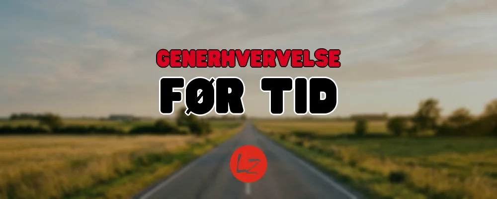 Åben landevej ved solnedgang, generhvervelse af kørekort før tid hos LZ Køreskole